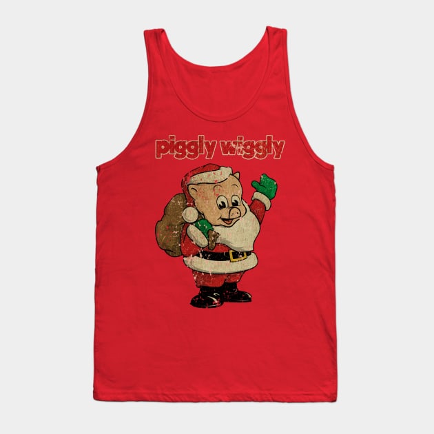 Santa Piggly Tank Top by CANDY MARKET